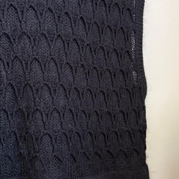 Helmut Lang Corded Lace Black Tank Top Size P - Picture 5 of 8